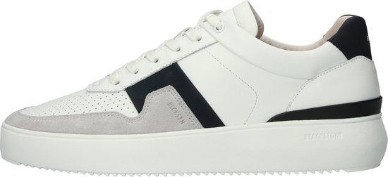 Blackstone MARBLE COLTON – DG513 Weiß Dunkelblau – Sneaker (niedrig) – Herren – Weiß – Größe: 43