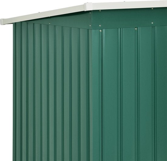 Metall-Gartenhaus - Größe M - Dunkelgrün