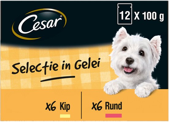 Cesar Meal Pouches Multipack Adult In Jelly - Hundefutter - 12 Stück