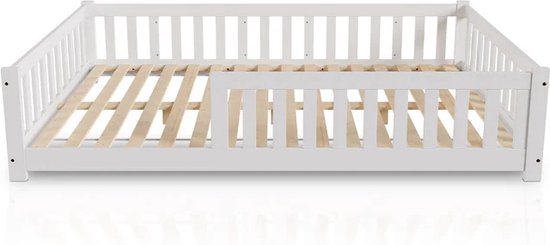 Kinderbett Naya - 140 x 200 cm - Weiß