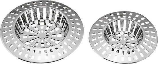 Wenko Abtropfsieb 6/7 cm, silber, 2 Stück