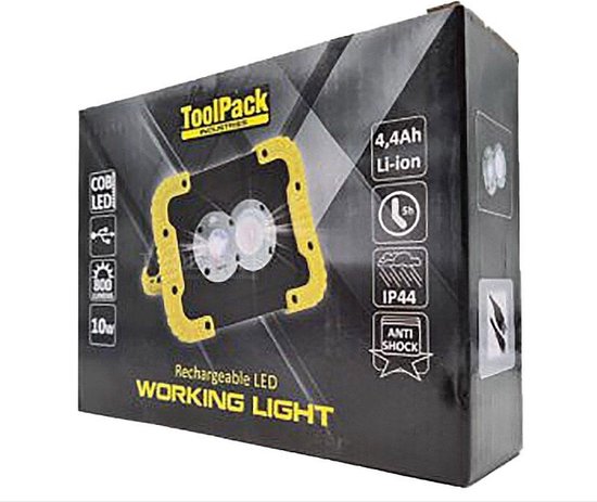 Toolpack kompakte LED-Arbeitsleuchte Bern - USB aufladbar