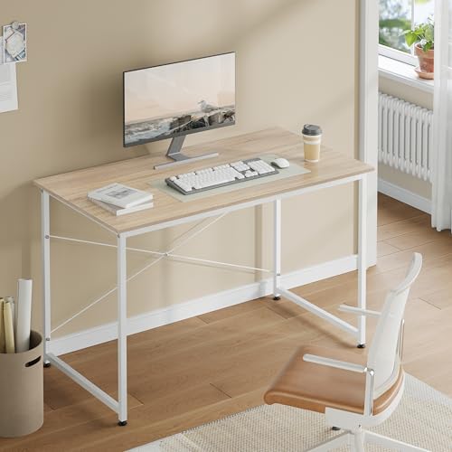 Woltu Computertisch Compact 120 x 60 cm Eiche hell