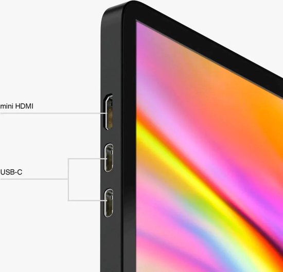 Mobile Pixels – OLED – Glance Plus – 15,6-Zoll-Laptop-Monitor mit Klapphülle
