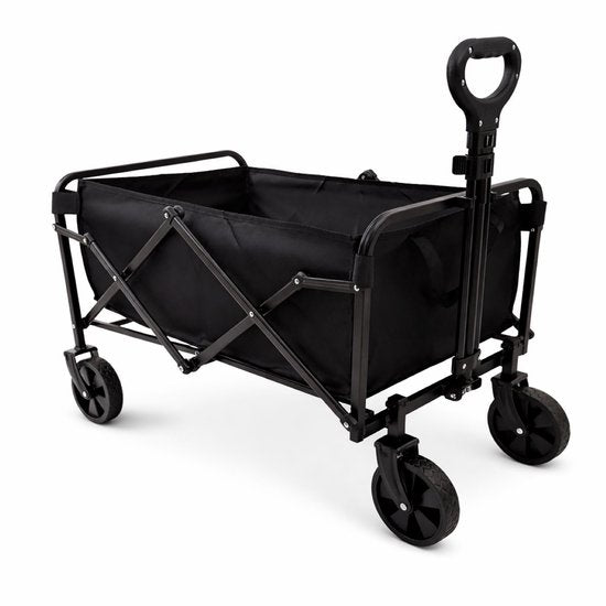 Ceruzo Bolderkar 60 l – zusammenklappbar – Transportwagen – Camping, Strand – max. 20 kg