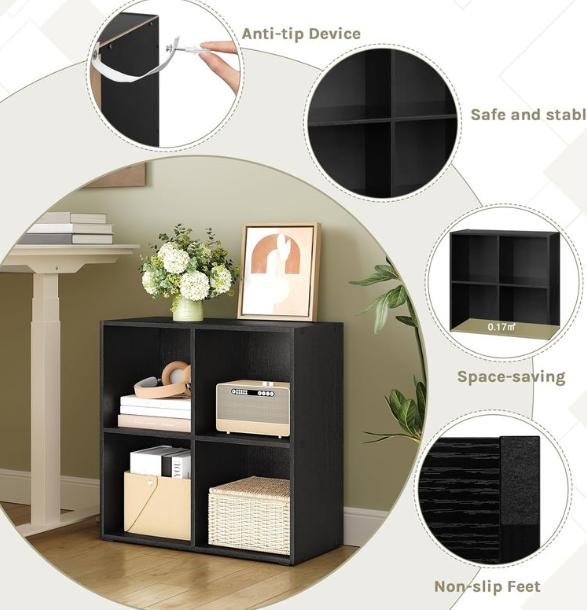 eSituro Badezimmerschrank Standmodell Weiß 50 x 30 x 93 cm