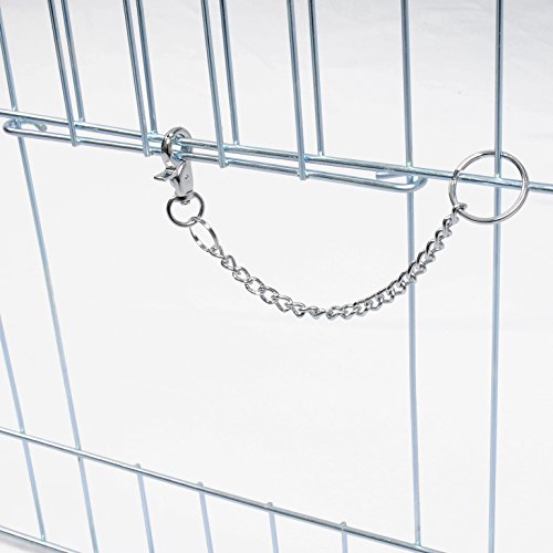 EUGAD Recinto Libero Kaninchenstall - Verzinktes Metall - 180 x 120 x 60 cm