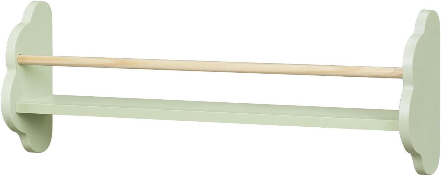 Woltu Wandregal für Kinder – 3 Stück – 45 x 24 cm – Grün