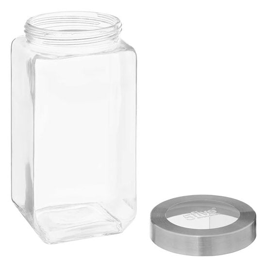 5Five Vorratsglas MIRO mit Schraubdeckel – Glas – 2 l – 11 x 23 cm – Vorratsgläser – transparent – Einmachglas