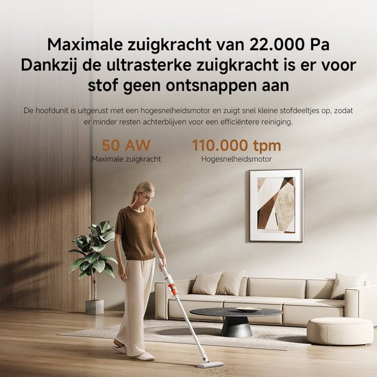Xiaomi Staubsauger P30 – Kabelloser Stabstaubsauger – 22.000 Pa Saugkraft – Leicht – Beutelloser Staubsauger