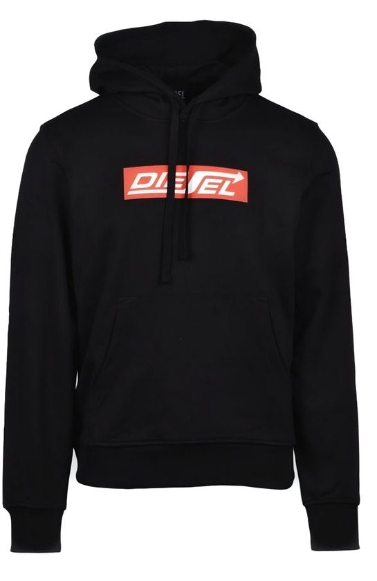 Diesel-Hoodie für Herren – schwarz – Größe XL