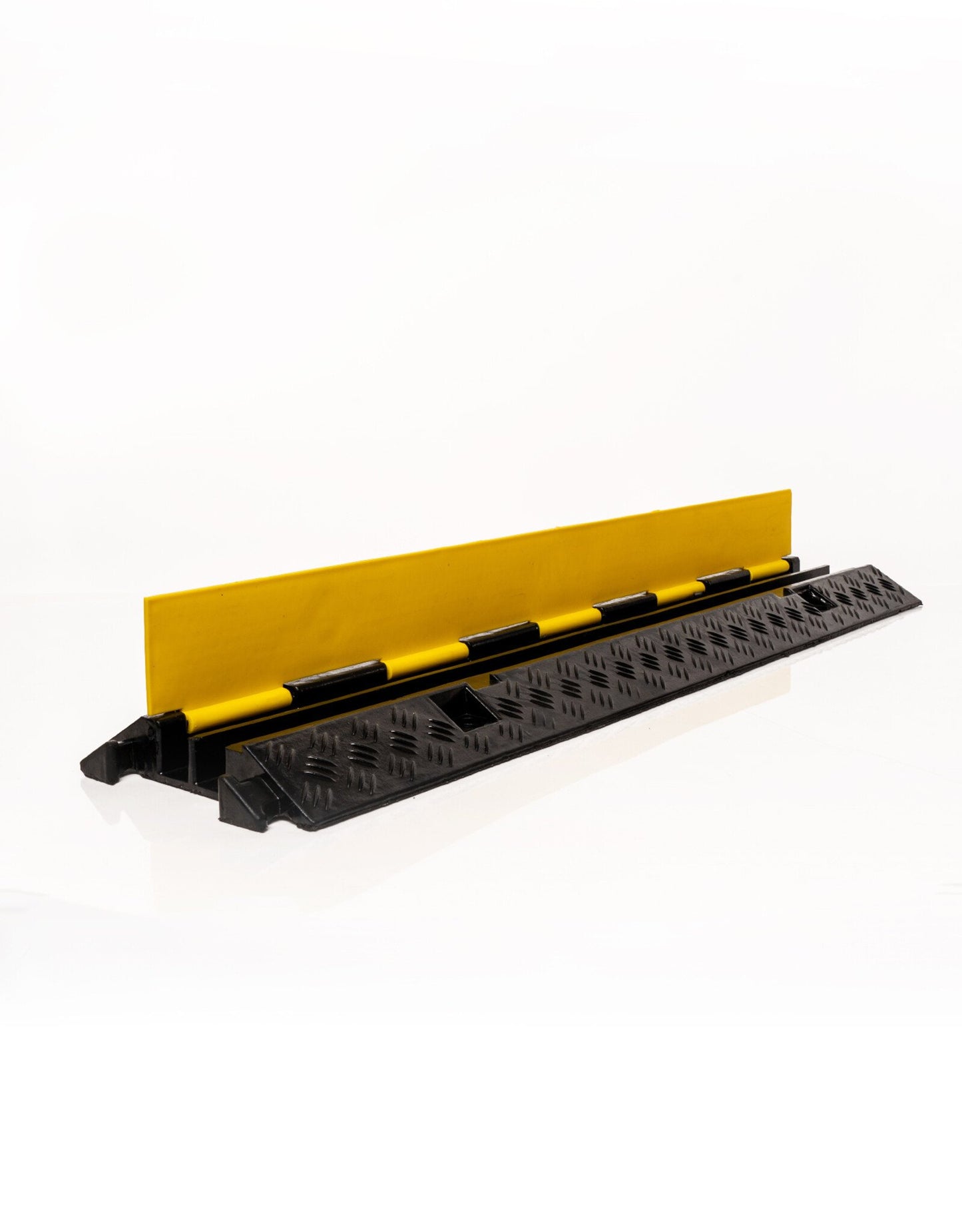 Max Cable Bridge 2-Kanal-Kabelrinne 100 cm - Schwarz/Gelb - Gummi - 30 x 35 mm