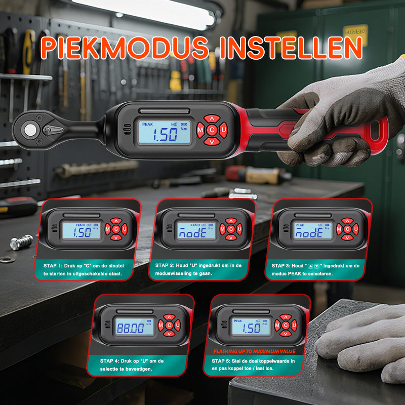 movecrab digitaler Drehmomentschlüssel – 4,2 bis 85 Nm