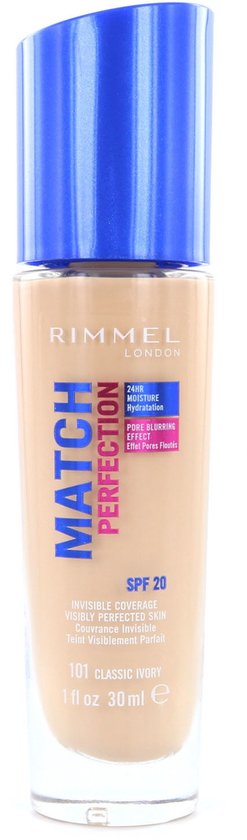 Rimmel Match Perfection Foundation – 101 Classic Ivory