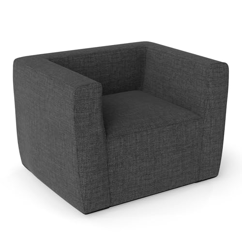 Coast Aufblasbarer Sessel – Abnehmbarer Bezug – Grau – 81 x 104 x 67 cm