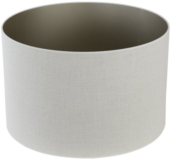 Licht & Wohnen Lampenschirm SAVERNA - Ø60x43cm - Weiß