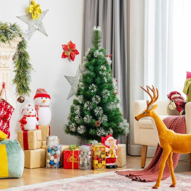 Coast Künstlicher Weihnachtsbaum mit Schnee - Kiefer Scharnierbaum - 120cm