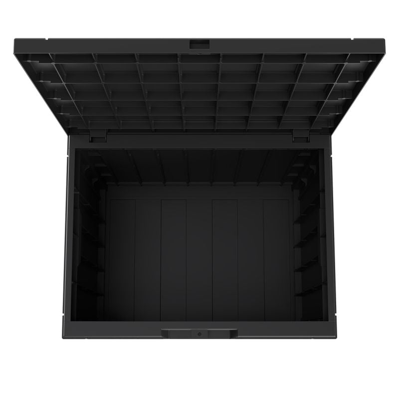 Lifegoods Aufbewahrungsbox 118L - Holzoptik - Wasserdicht - Kapazität 55 kg