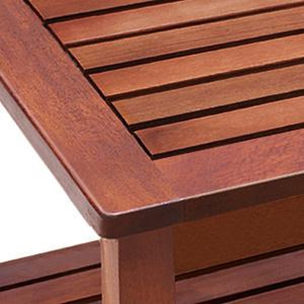 Casaria Beistelltisch Washington aus Akazienholz – Braun – 45 x 45 x 45 cm