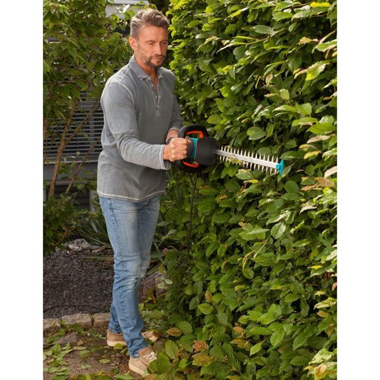 GARDENA ComfortCut 600/55 Elektrische Heckenschere – 600 Watt – Schnittlänge 55 cm