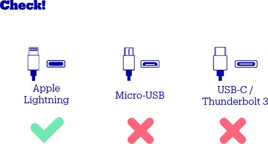 Apple – Lightning-Ladekabel – USB-A auf Lightning – 12 W – 2 m – Weiß