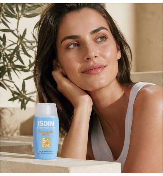 ISDIN – Fotoprotector Fusion Water Magic SPF50+ – 50 ml – Sonnenschutz für das Gesicht
