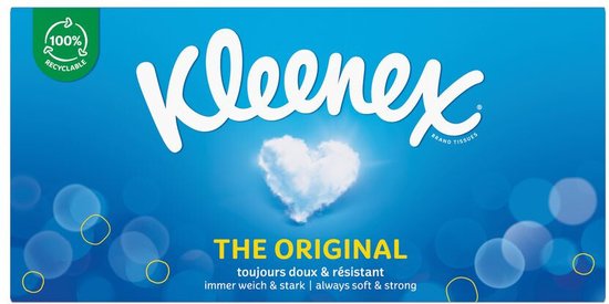 Kleenex Taschentücher - Das Original - Vorteilspackung - 24 x 72 Stück = 1728 Taschentücher