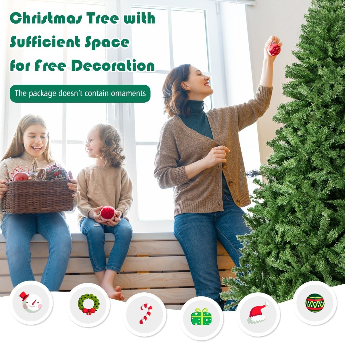 Künstlicher Weihnachtsbaum Coast - 180cm - Realistischer Weihnachtsbaum mit 1000 Zweigen - für drinnen und draußen geeignet - Grün