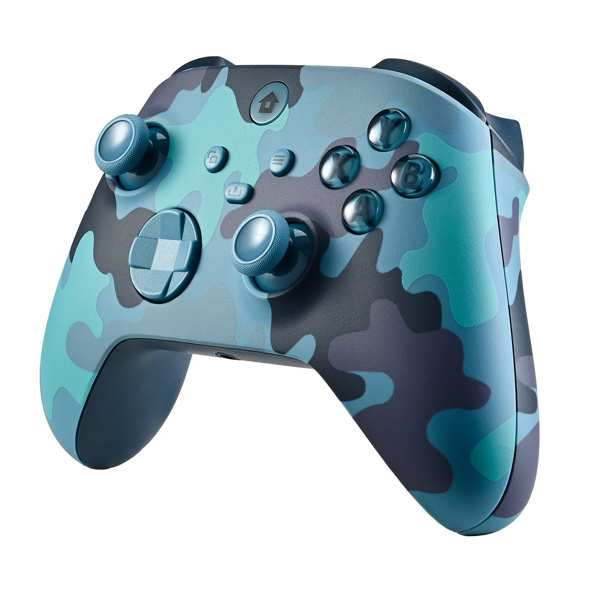 Rexsun WR007 Kabelloser Gamecontroller – Camouflage-Blau – 2,4 GHz, Xbox One/PC, Vibrationsfunktion