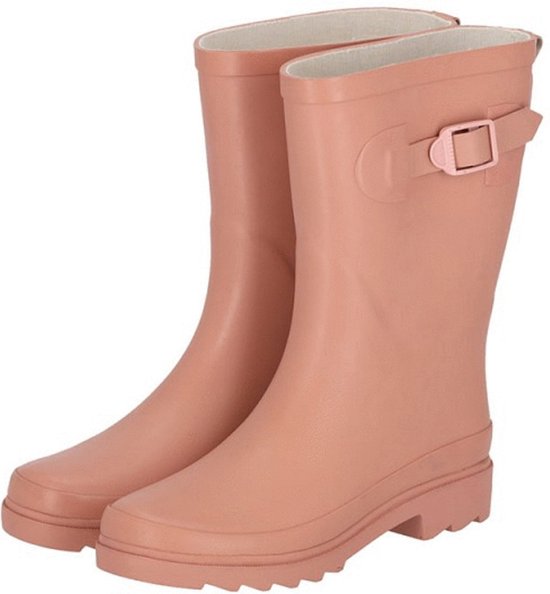 Xq Footwear Damen Regen Stiefel Strap Gummi Rosa - Stiefel - Größe 39