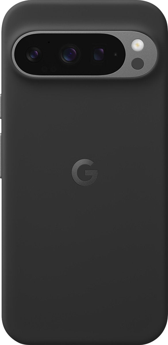 Google Pixel 9 Pro XL Rückseite Abdeckung Fall - Durable Silikon - stoßfest - schwarz
