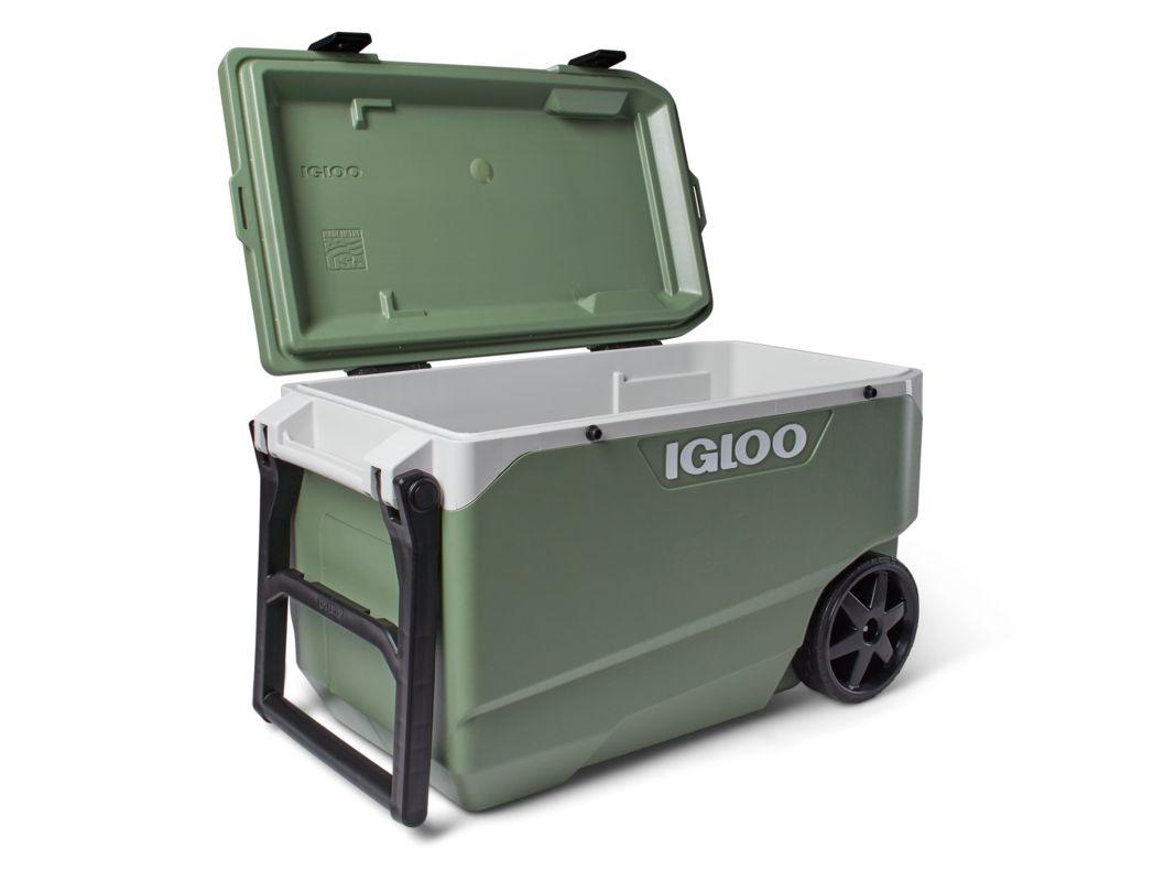 Igloo EcoCool Latitude 90 Roller-Kühlbox – 85 Liter – Vintage Green