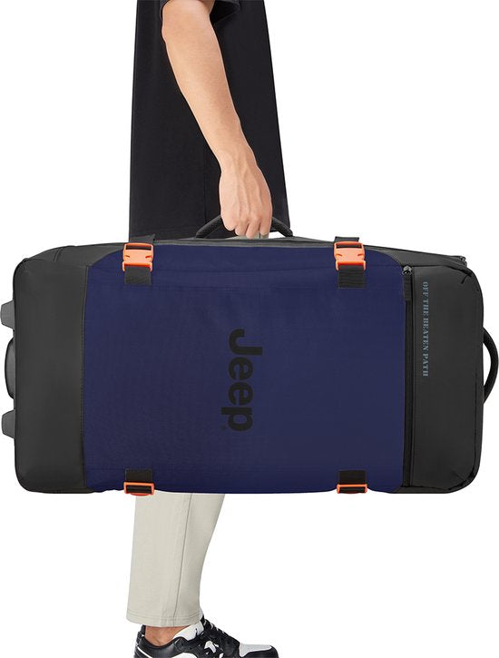 Jeep Duffle Bag – Trolley-Reisetasche – Größe M 73 cm – Schwarz