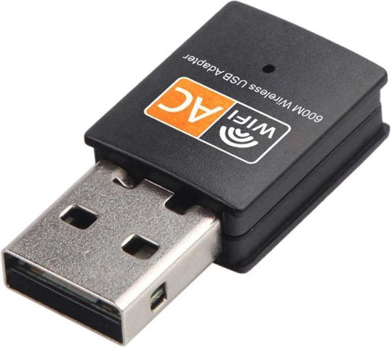 Garpex® WLAN-USB-Adapter 600 Mbit/s – Dualband – Kompaktes Design