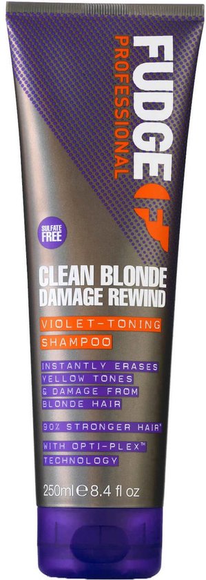 Fudge Clean Blonde Damage Rewind Violet Shampoo - Silber Shampoo - 250 ml