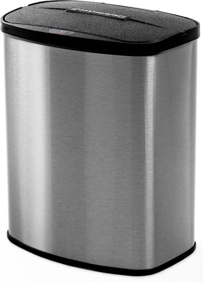 Homra IXXA Abfalleimer mit Sensor - 8 Liter - Edelstahl - Toilettenabfalleimer - Badabfalleimer - Automatischer Deckel