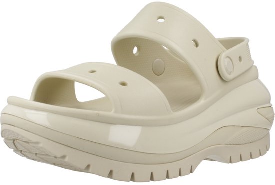 Crocs Classic Mega Crush Sandalen, beige, EU 38–39