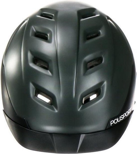 Polisport E'City Fahrradhelm für E-Bikes – Größe M (54–59 cm) – Schwarz
