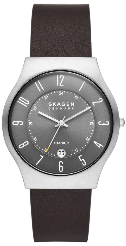 Skagen Sundby Titanium Uhr - SKW6909 - Leder - Braun - Ø 40 mm
