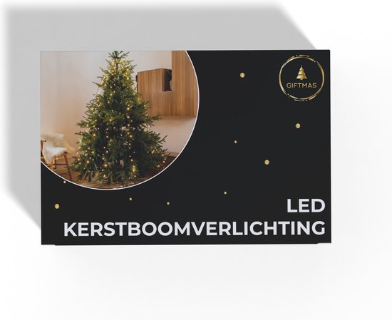 Giftmas Weihnachtsbeleuchtung mit 280 Lichtern - 2 Meter