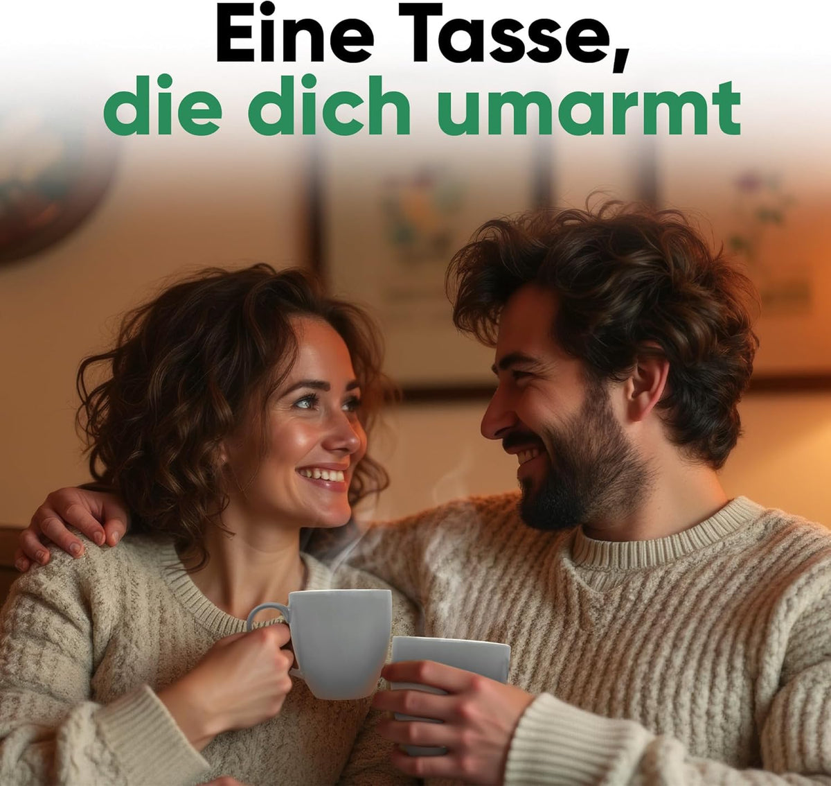 Neighbour's Friend Patentierte Teetasse grau mit Beutelablage I Keramik Tasse groß 325ml I Teebecher Steingut I Keramiktasse für Tee I Spülmaschinengeeignete Teetassen I Modernes Design für Teetrinker
