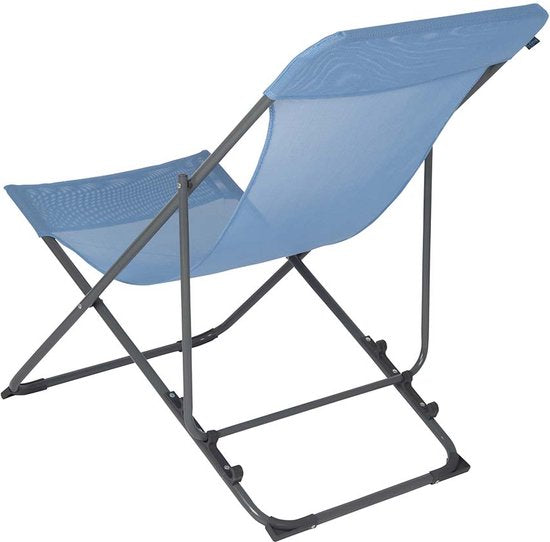 Bo-Camp – Strandstuhl – Penco – 3 Positionen – Stahl – Blau