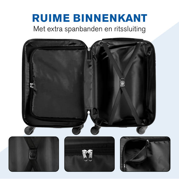 Slazenger - Kofferset 2 Stück - Handgepäcktrolley 26L und geräumiger Koffer 71L - Pink