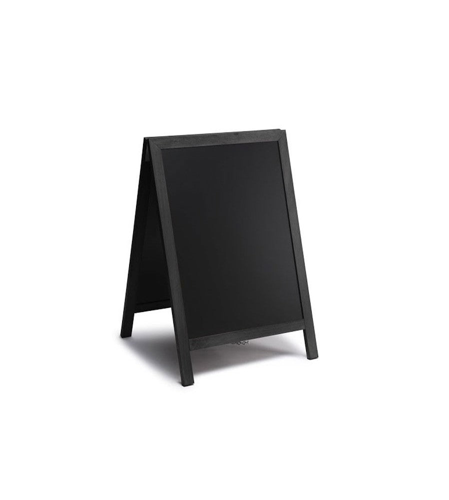 Kreidetafel - Holzrahmen - bxh 75x135cm - BLACK