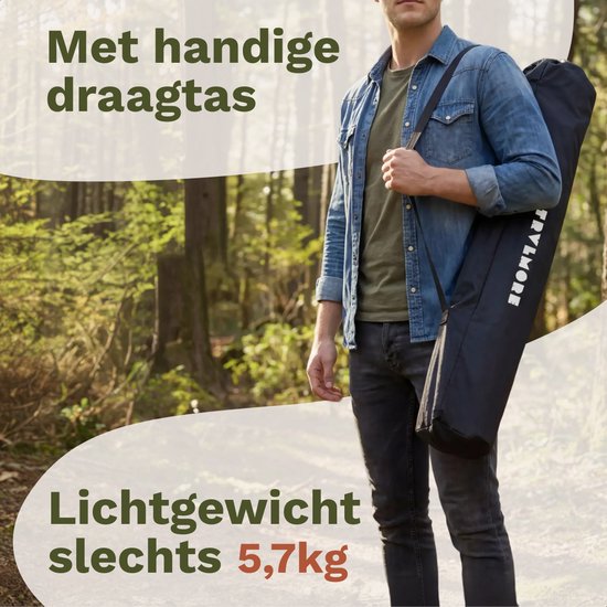TRVLMORE Campingstuhl – Zusammenklappbar – 120 kg Tragkraft – inkl. Tragetasche – Klappstuhl – Angelstuhl – Campingstuhl – Faltstuhl – Grau