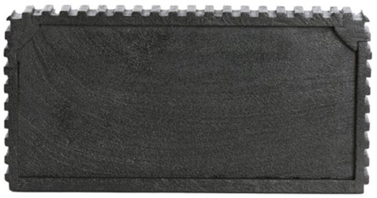 Light & Living Wandregal Gatura Mangoholz, 40cm - Schwarz