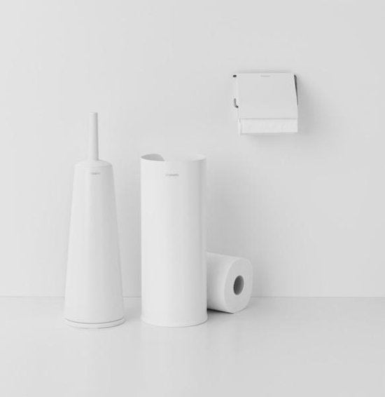 Brabantia ReNew Toilettenzubehör-Set – 3-teilig – Weiß