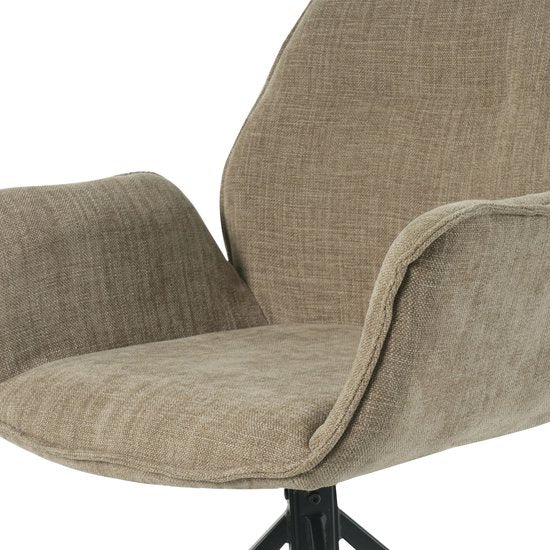 Esszimmerstuhl Lenny Taupe - Giga Furniture - 2er Set