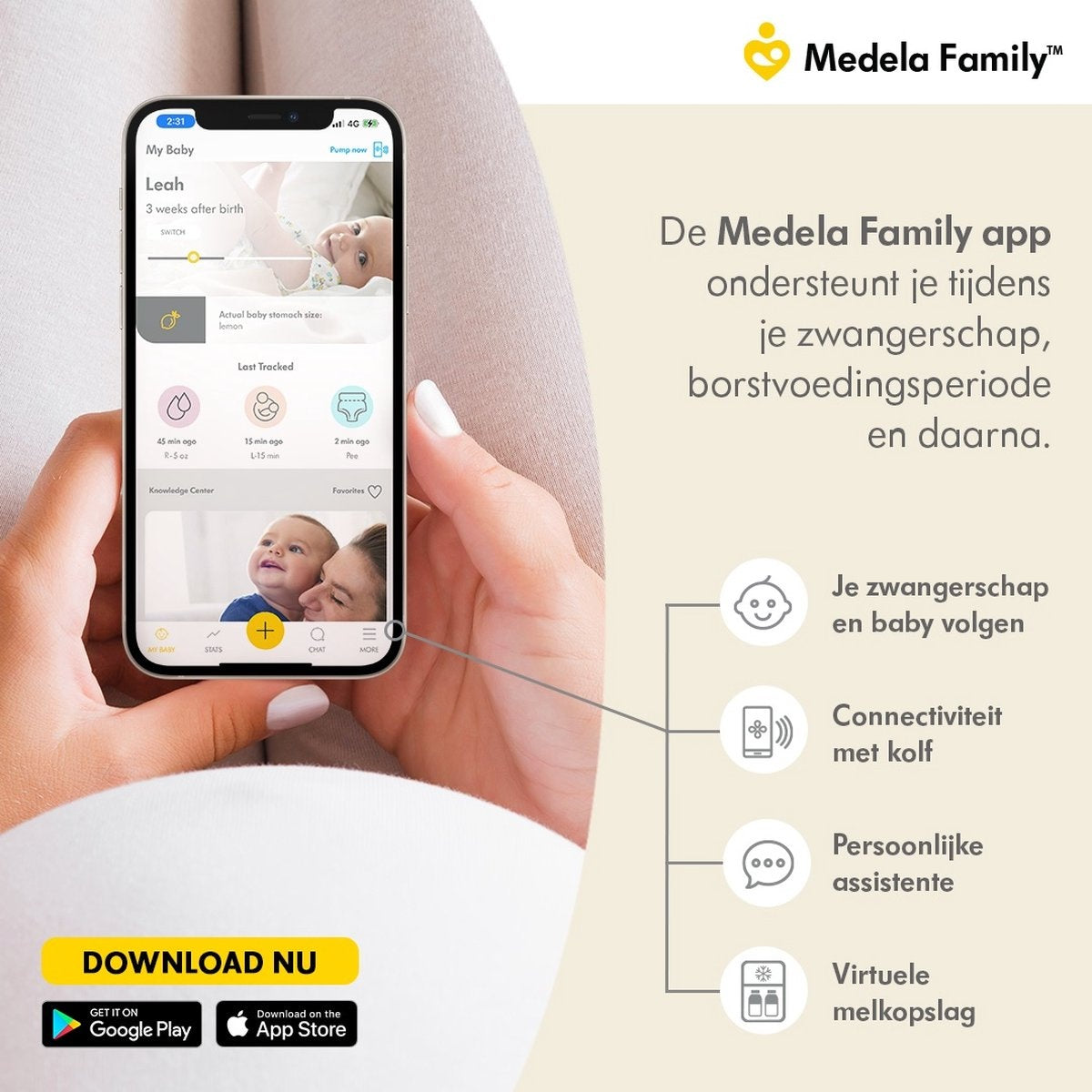 Medela Swing Maxi Milchpumpe Abpumpvorrichtung NEU Elektrische Doppelpumpe - Wiederaufladbarer Akku - USB-Ladegerät