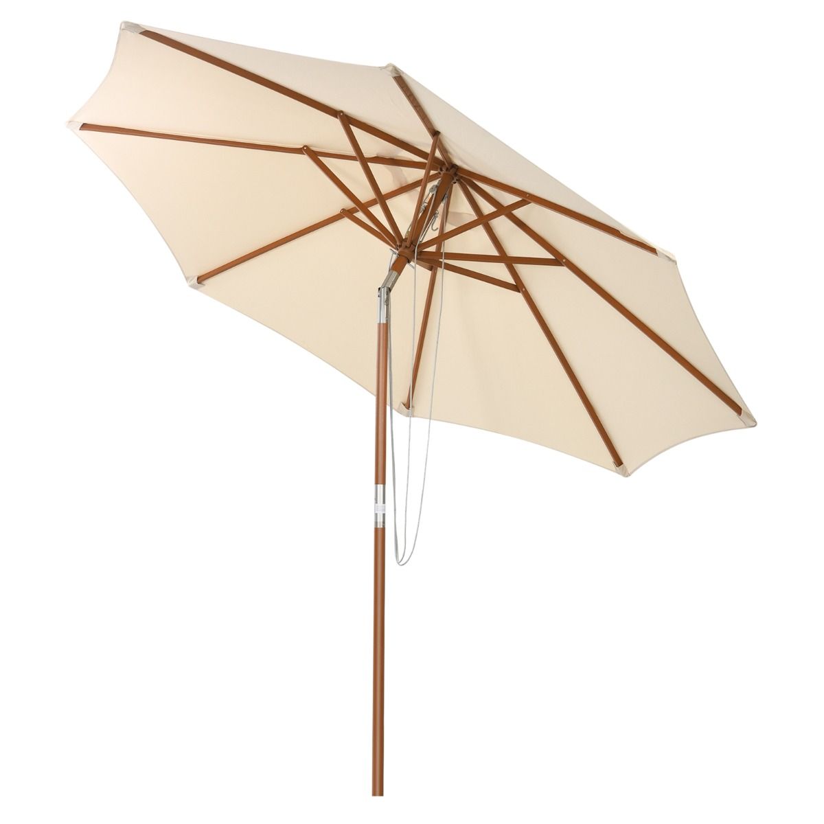 Coast Sonnenschirm mit 8 Stützen, neigbar - Beige - 300 cm